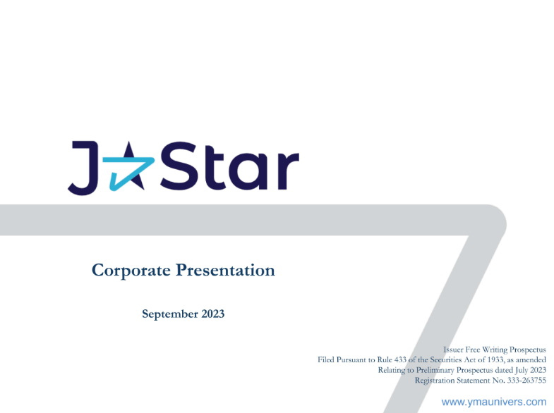 J-Star (YMAT) IPO deck