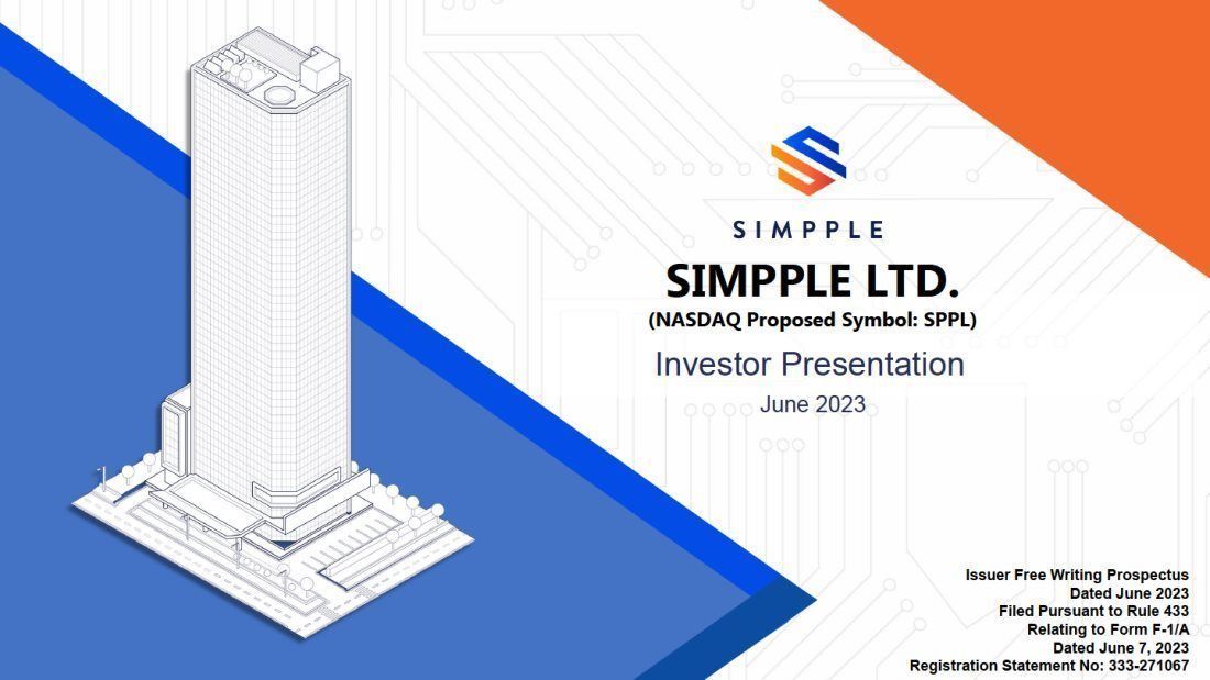 Simpple (SPPL) IPO deck
