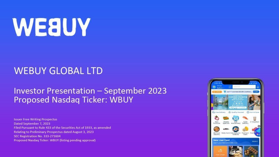 WeBuy (WBUY) IPO deck