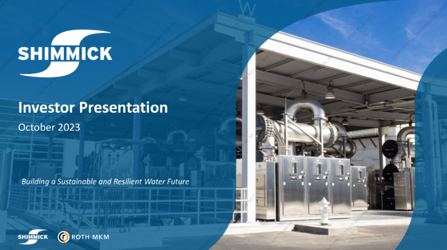 Shimmick (SHIM) IPO deck