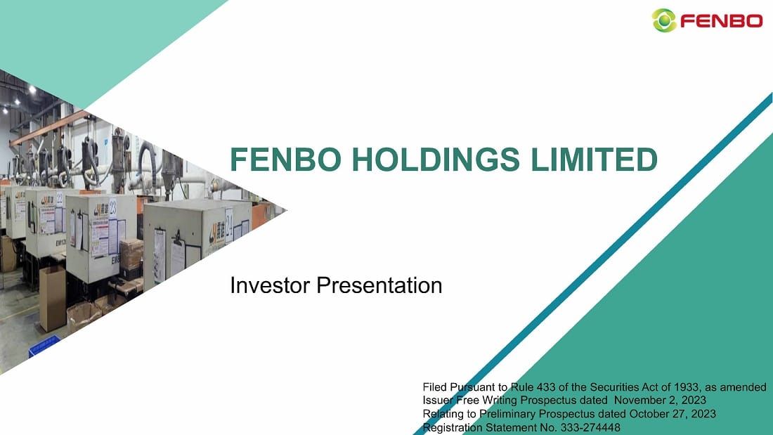 Fenbo Holdings (FEBO) IPO deck