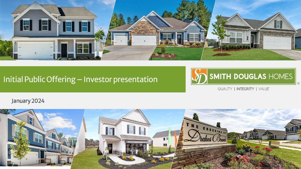 Smith Douglas Homes (SDHC) IPO deck