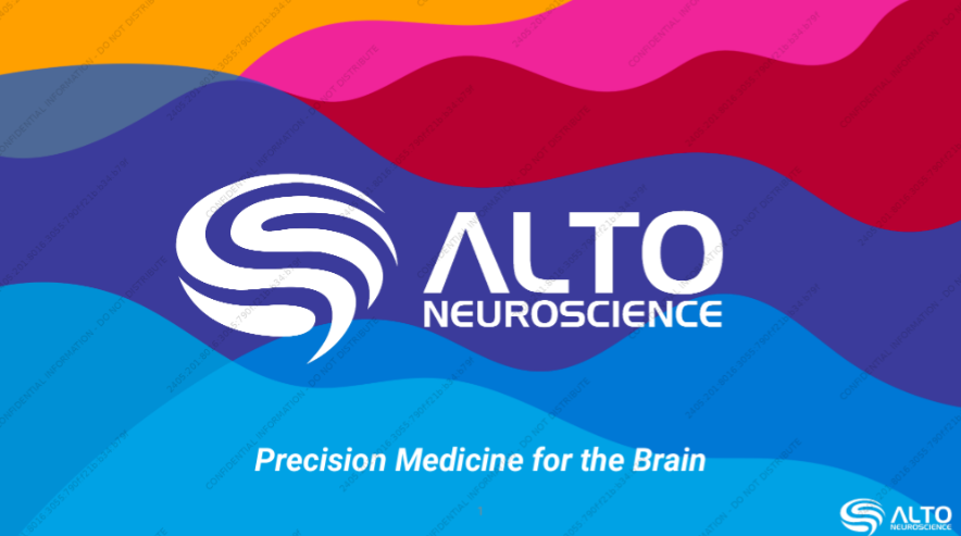 Alto Neuroscience (ANRO) IPO deck