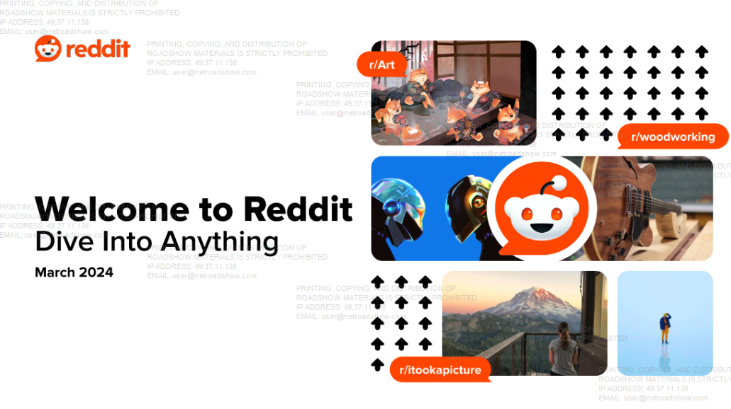 Reddit (RDDT) IPO deck