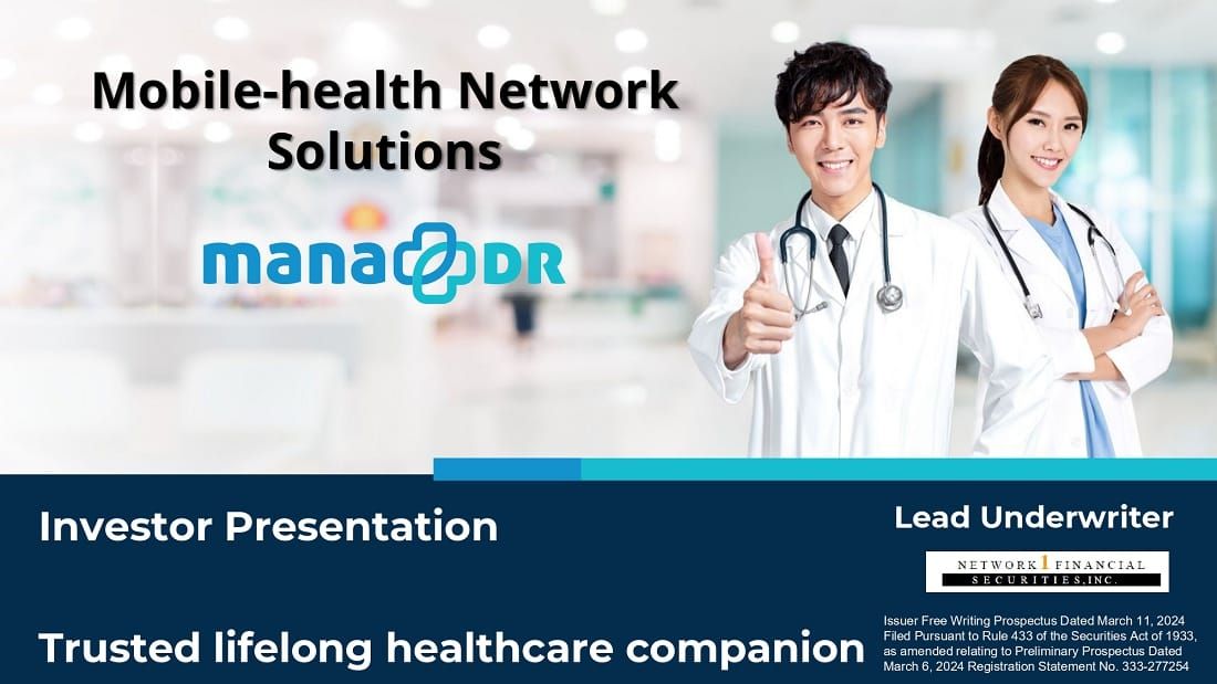 Mobile-health Network (MNDR) IPO deck