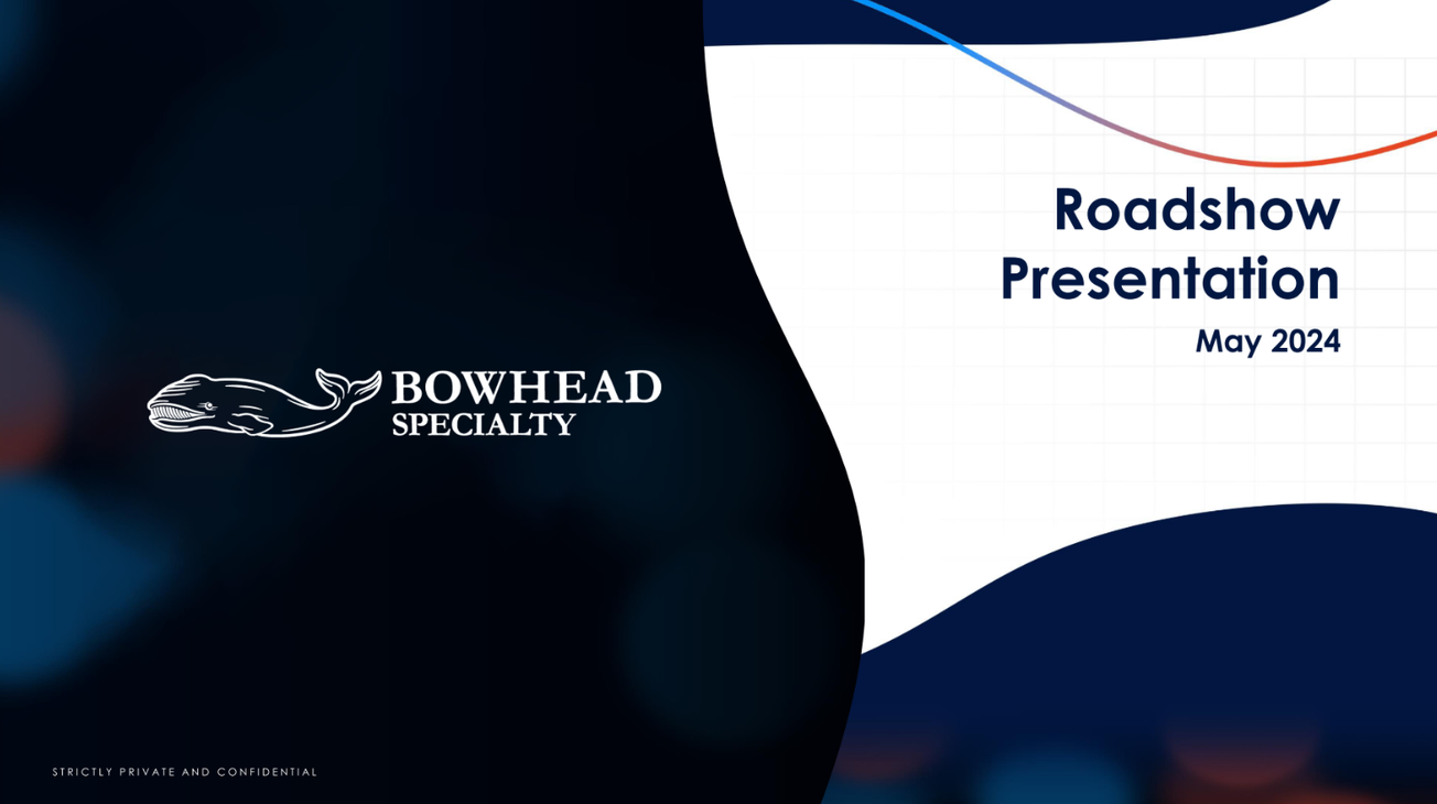 Bowhead Specialty Holdings (BOW) IPO deck