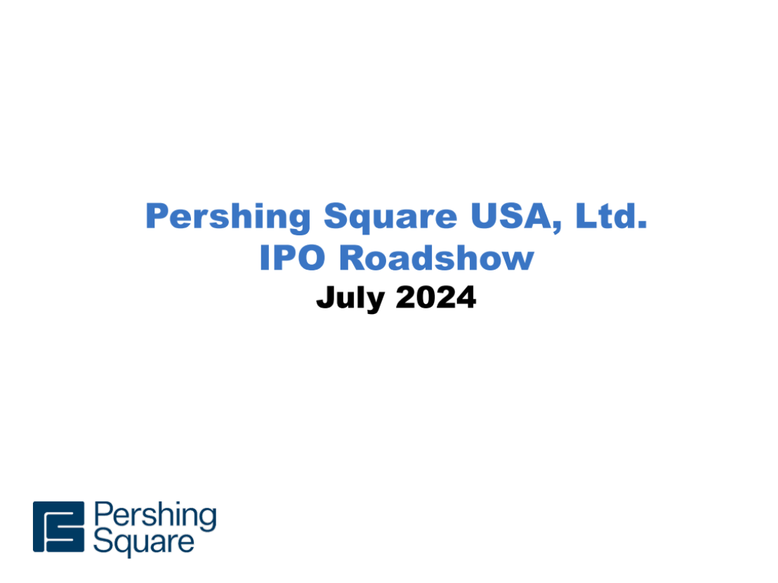 Pershing Square USA (PSUS) IPO deck