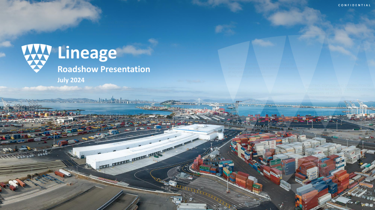 Lineage (LINE) IPO deck