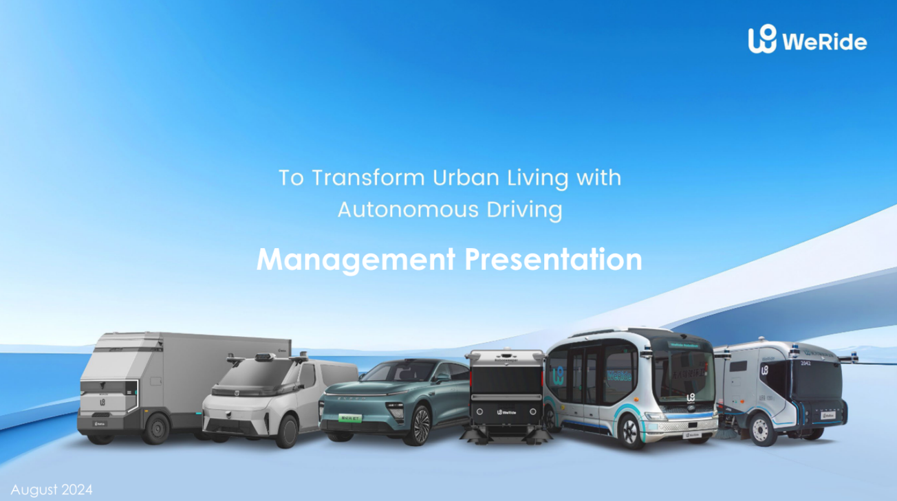 WeRide (WRD) IPO deck