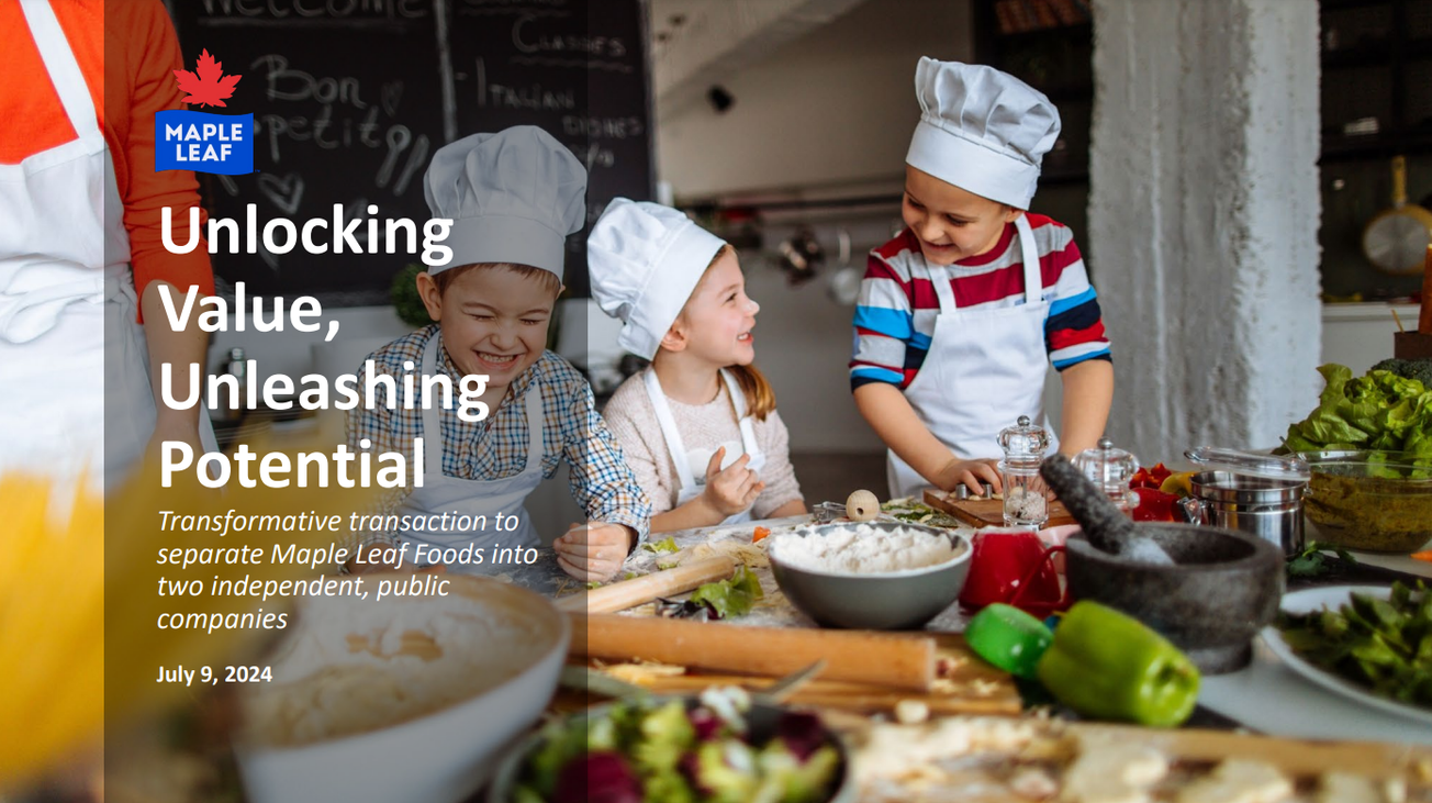 Maple Leaf Foods Spin-Off deck