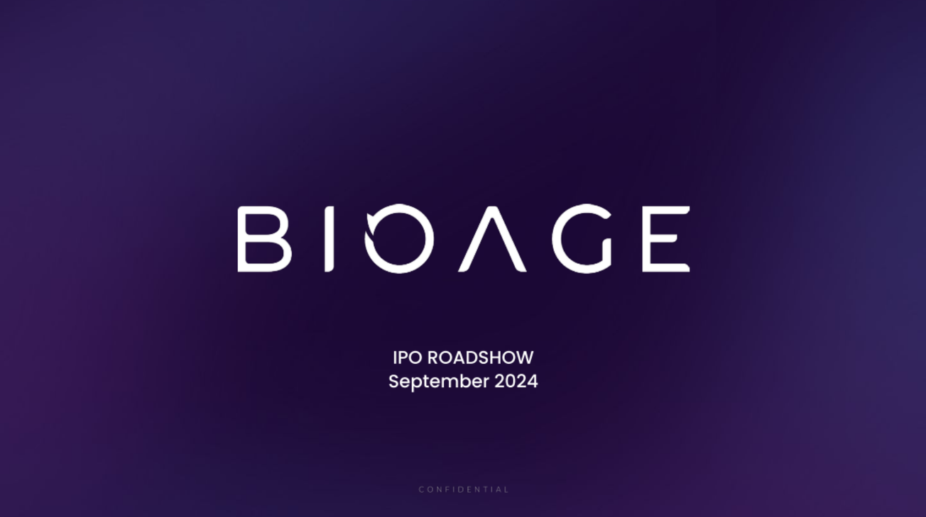 BioAge Labs (BIOA) IPO deck