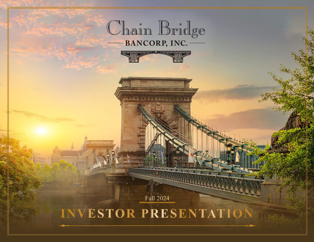 Chain Bridge Bancorp (CBNA) IPO deck