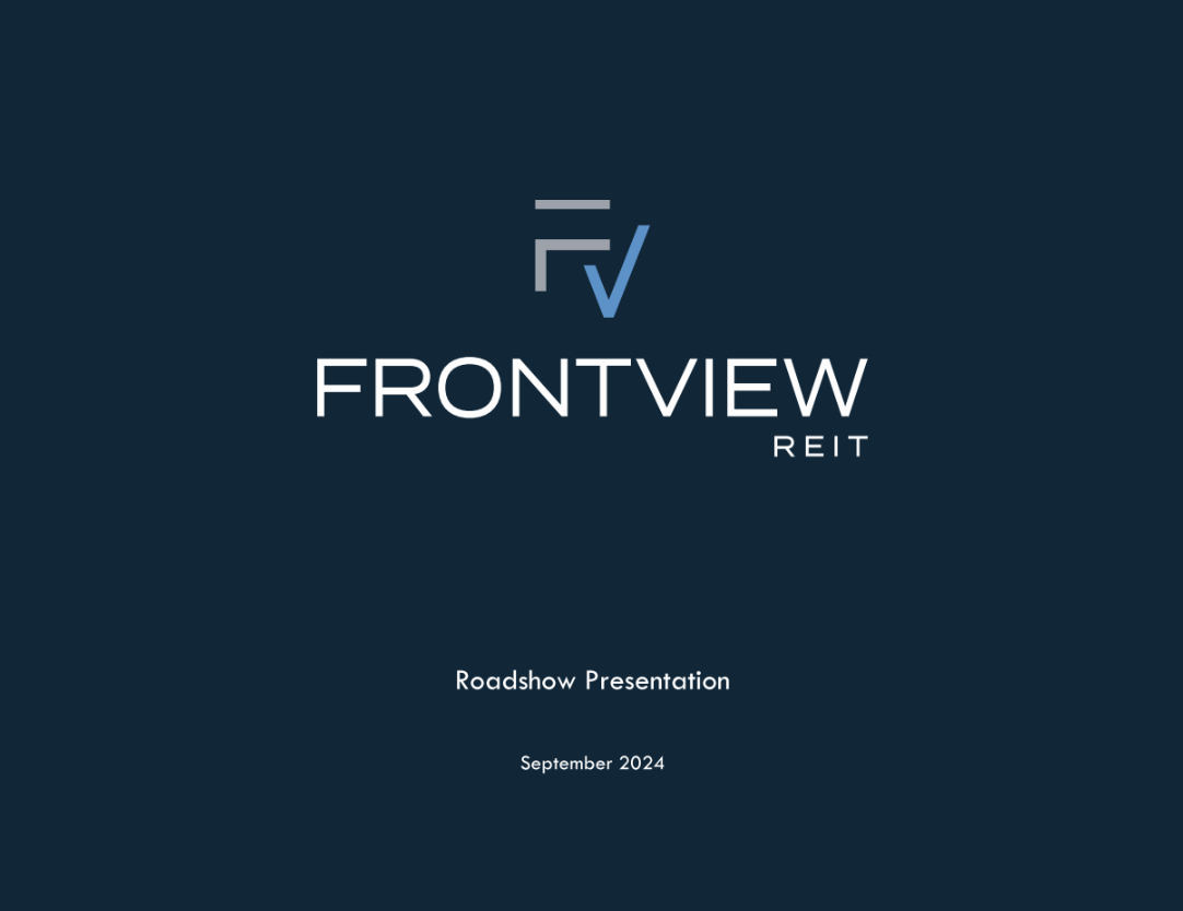 FrontView REIT (FVR) IPO deck