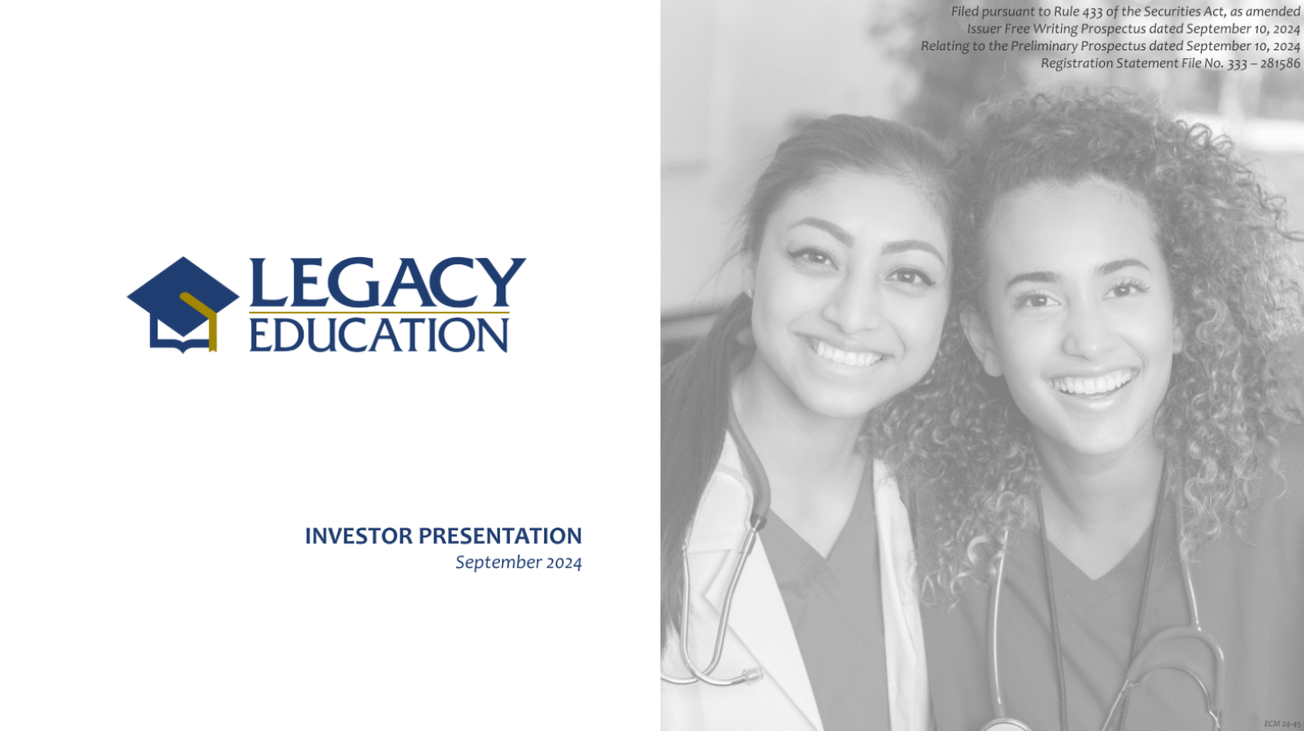 Legacy Education (LGCY) IPO deck