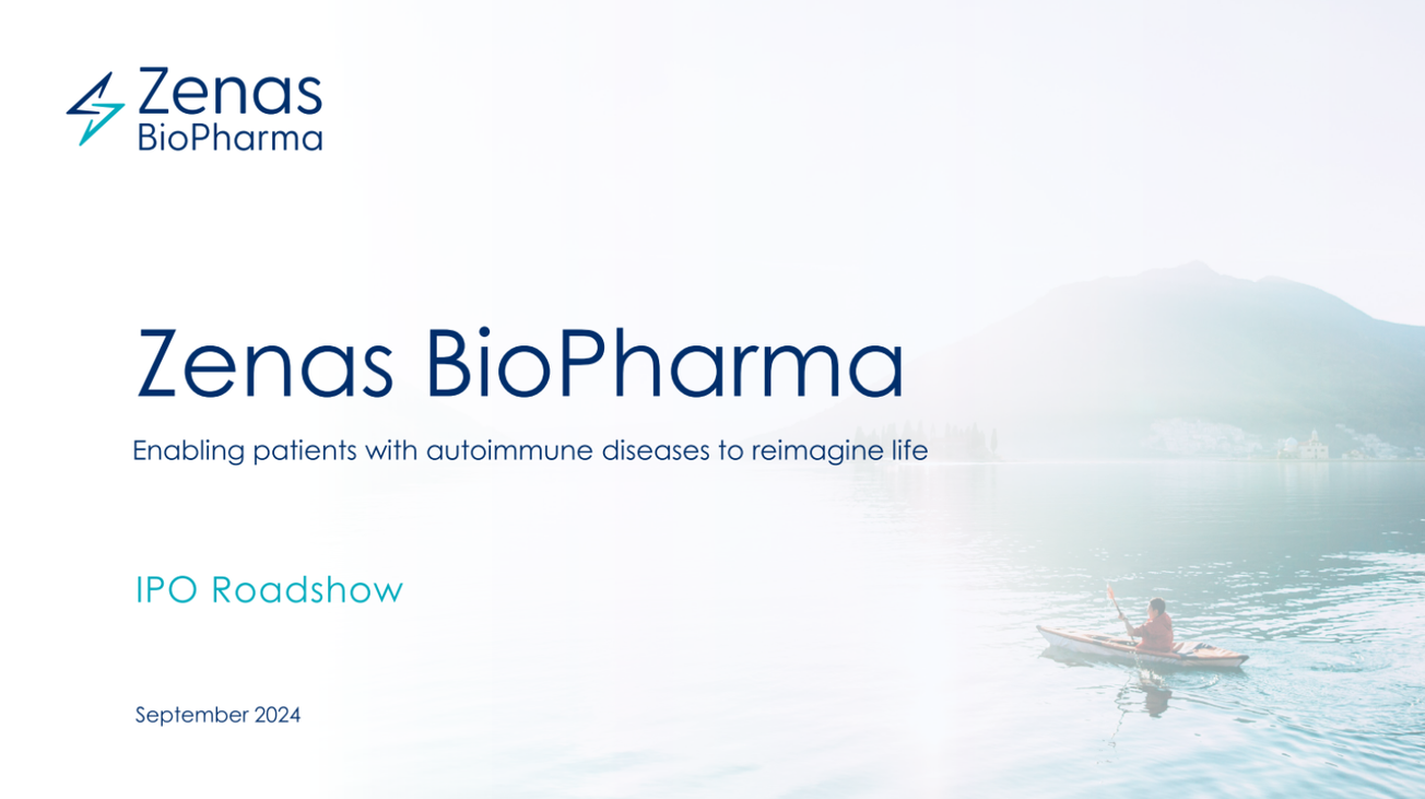 Zenas BioPharma (ZBIO) IPO deck