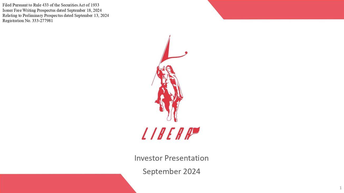 Libera Gaming Operations (LBRJ) IPO deck