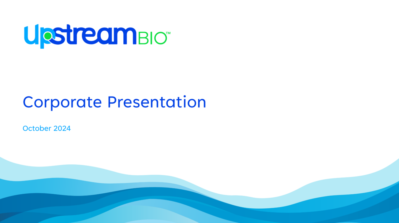 Upstream Bio (UPB) IPO Deck