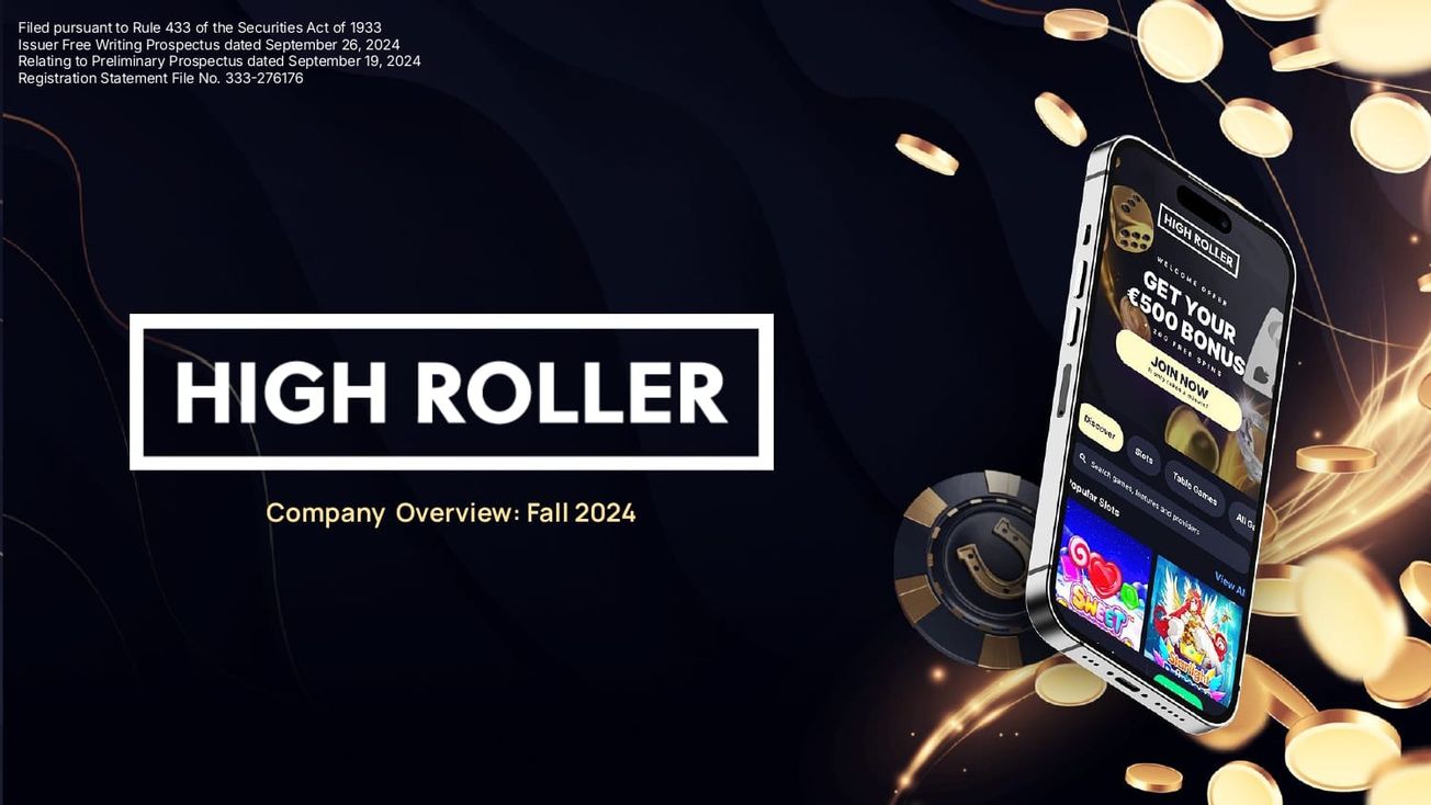 High Roller Technologies (ROLR) IPO deck