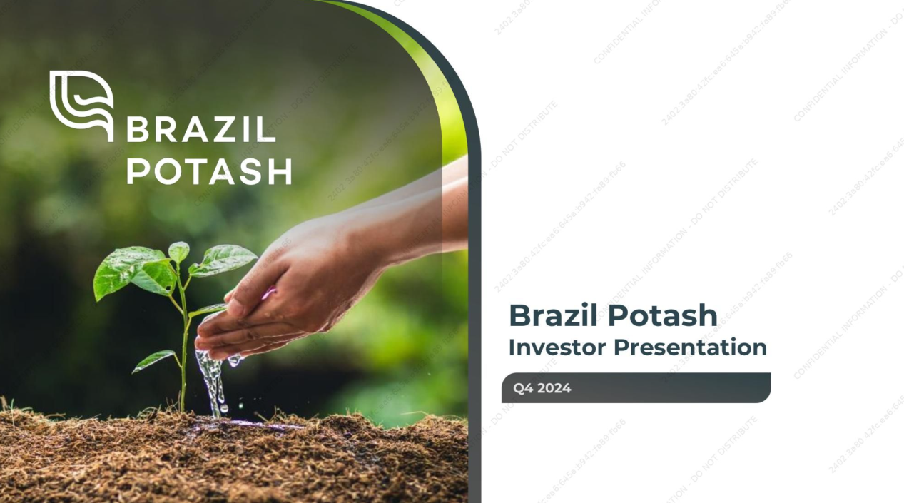 Brazil Potash (GRO) IPO deck