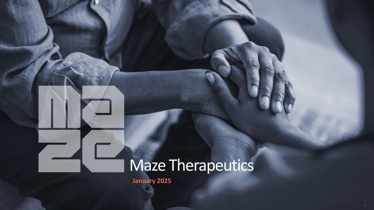 Maze Therapeutics (MAZE) IPO deck