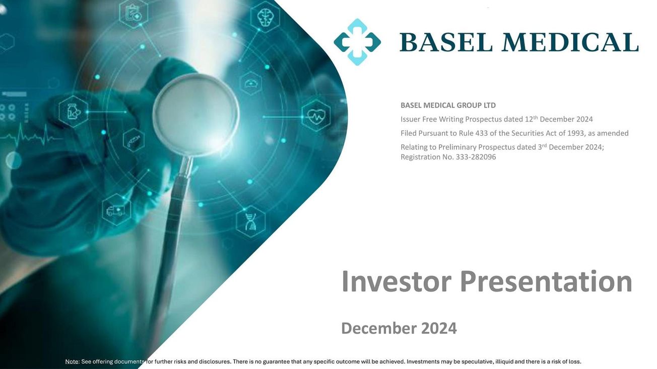 Basel Medical (BMGL) IPO deck