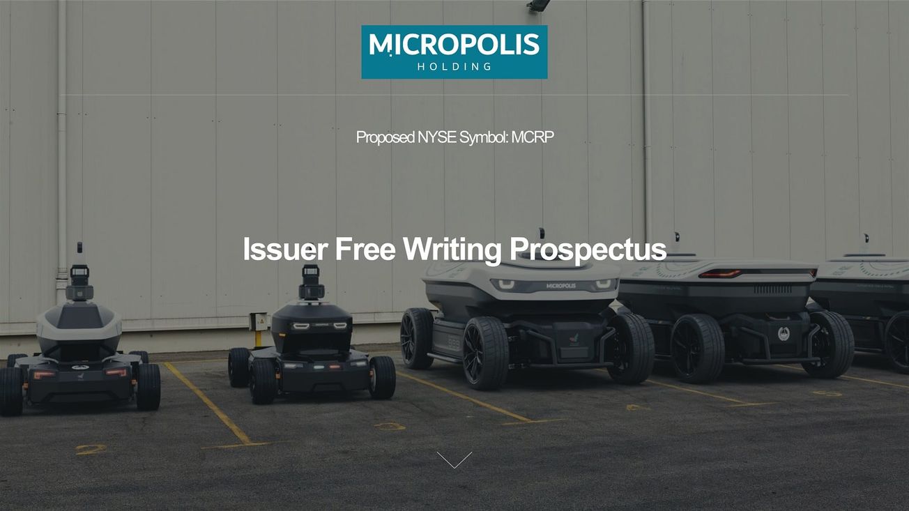 Micropolis (MCRP) IPO deck