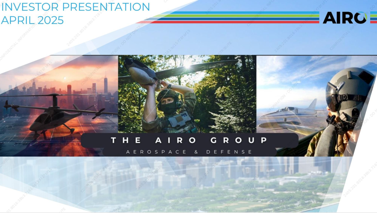 The Airo Group (AIRO) IPO deck