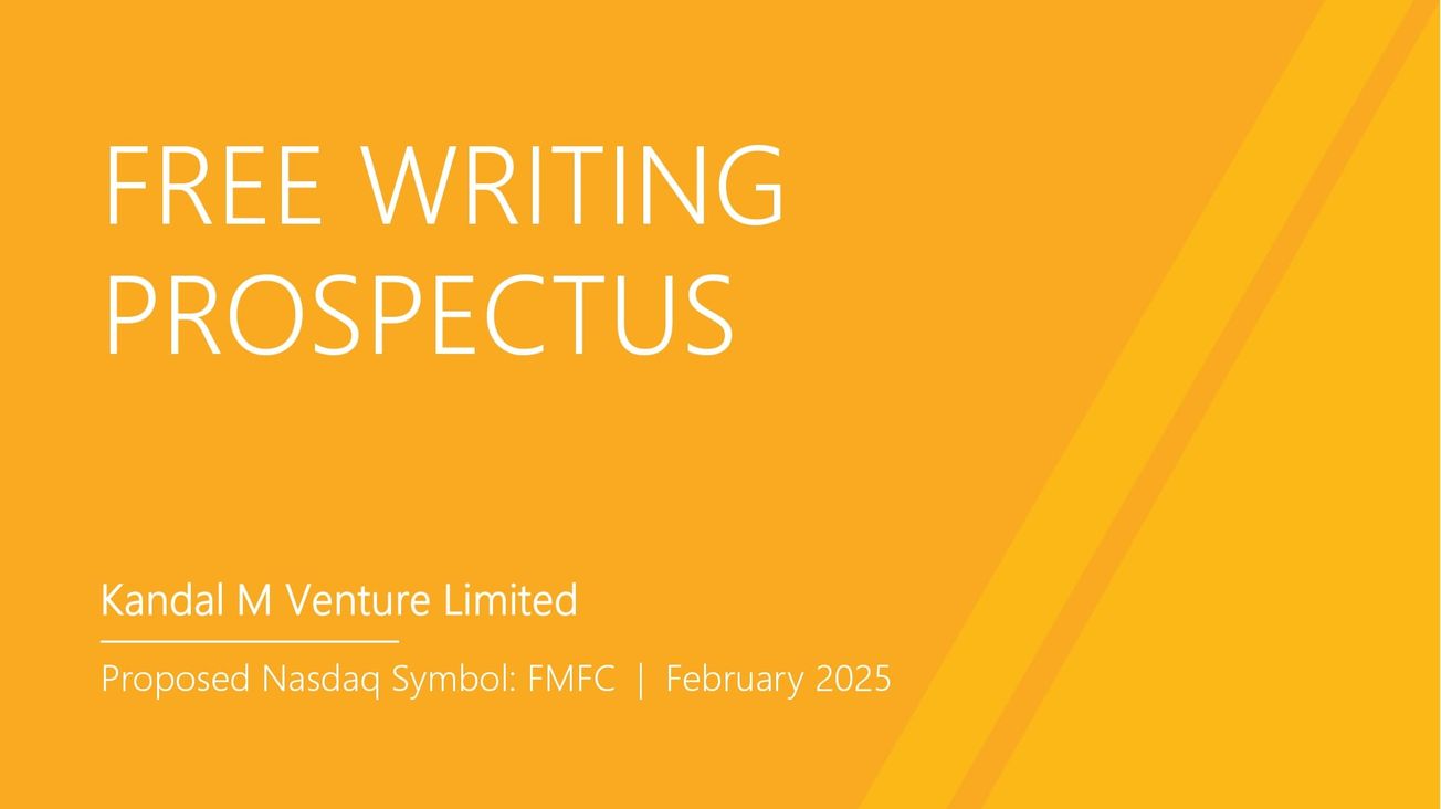 Kandal M Venture (FMFC) IPO deck