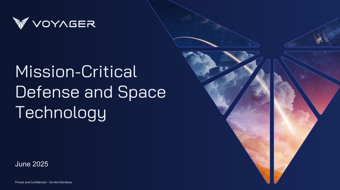 Voyager Technologies (VOYG) IPO deck