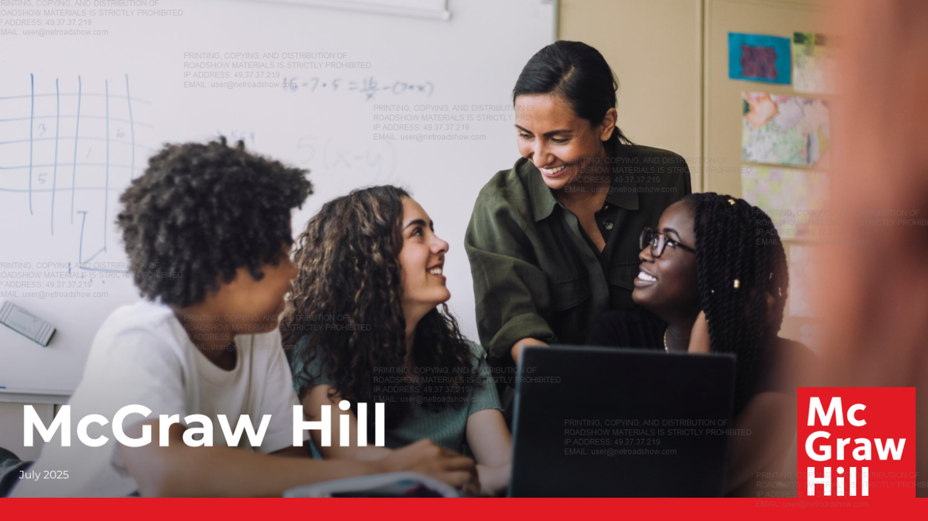 McGraw Hill (MH) IPO deck