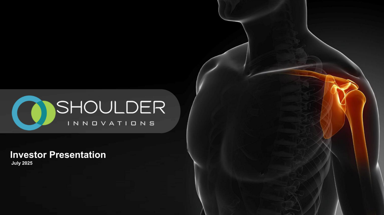 Shoulder Innovations (SI) IPO deck