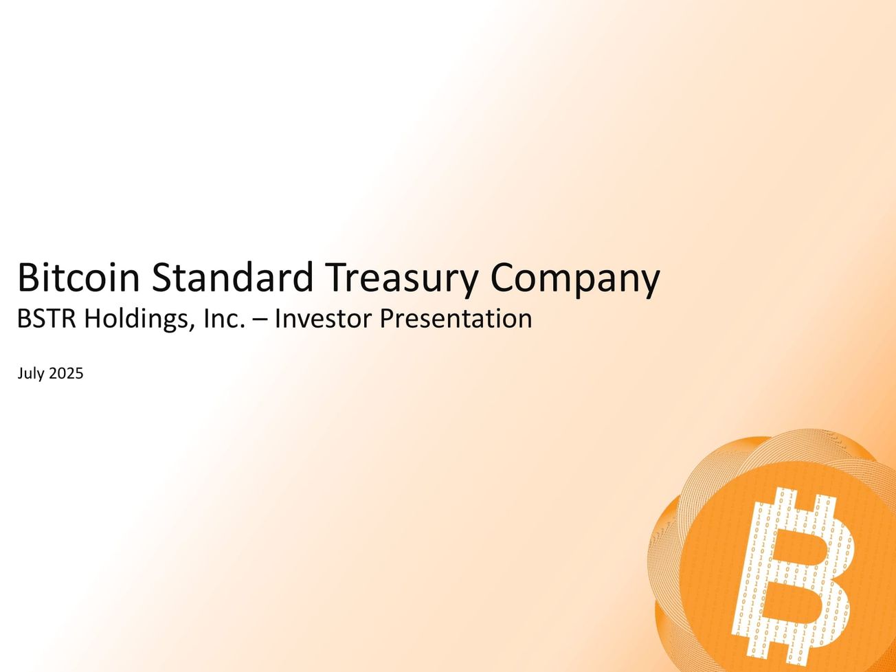 BSTR (BSTR) via Cantor Equity Partners I (CEPO) deck