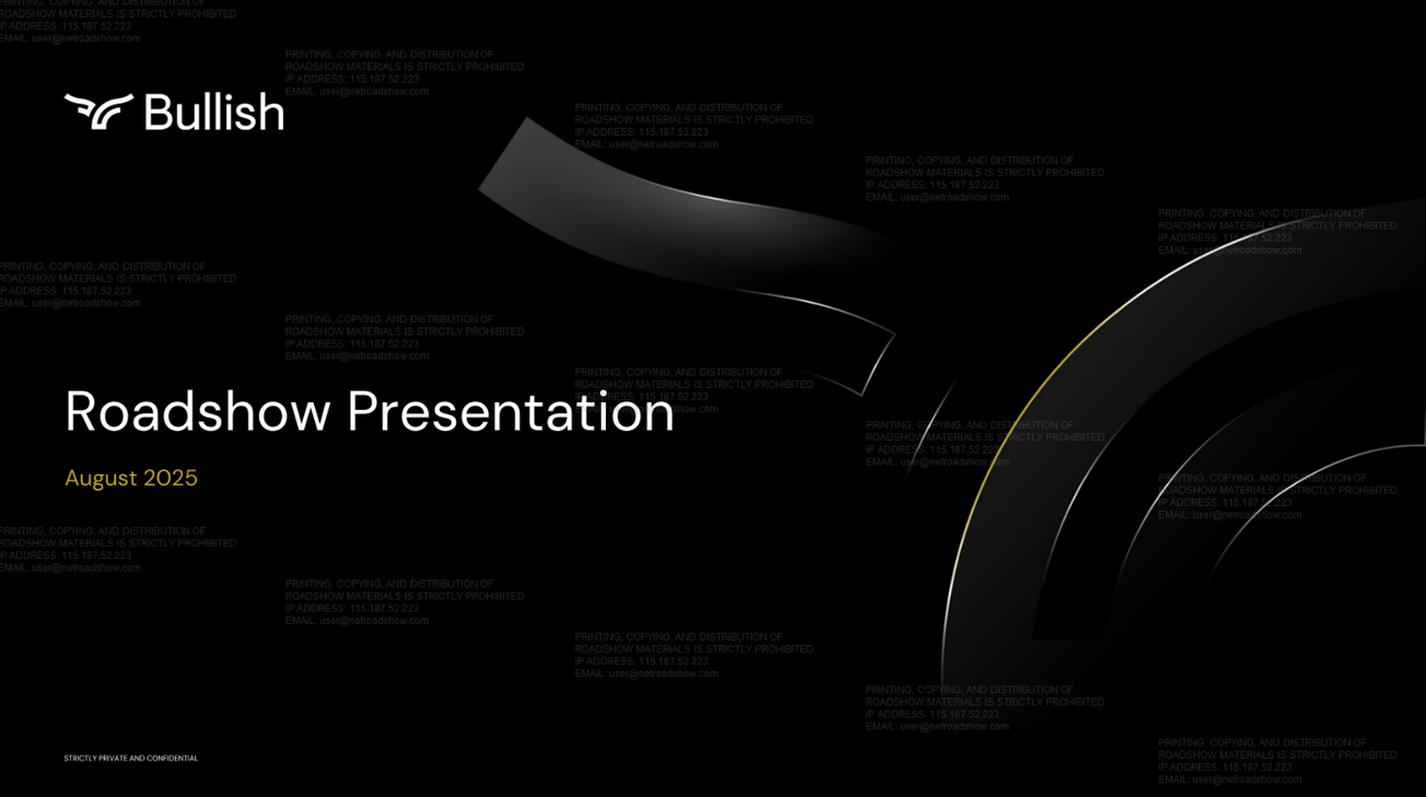 Bullish (BLSH) IPO deck