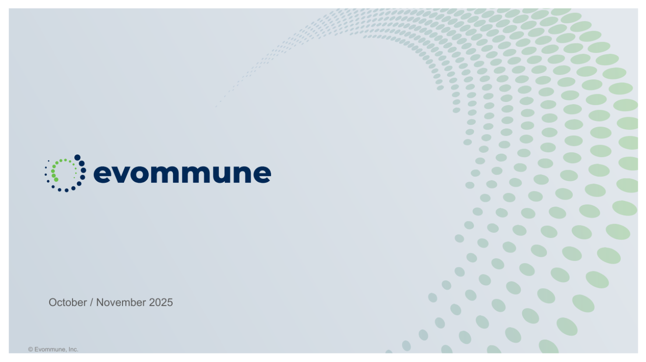 Evommune (EVMN) IPO deck