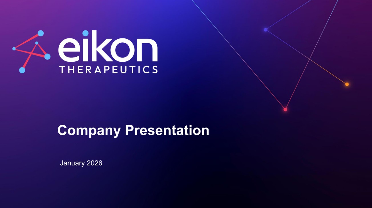 Eikon Therapeutics (EIKN) IPO deck