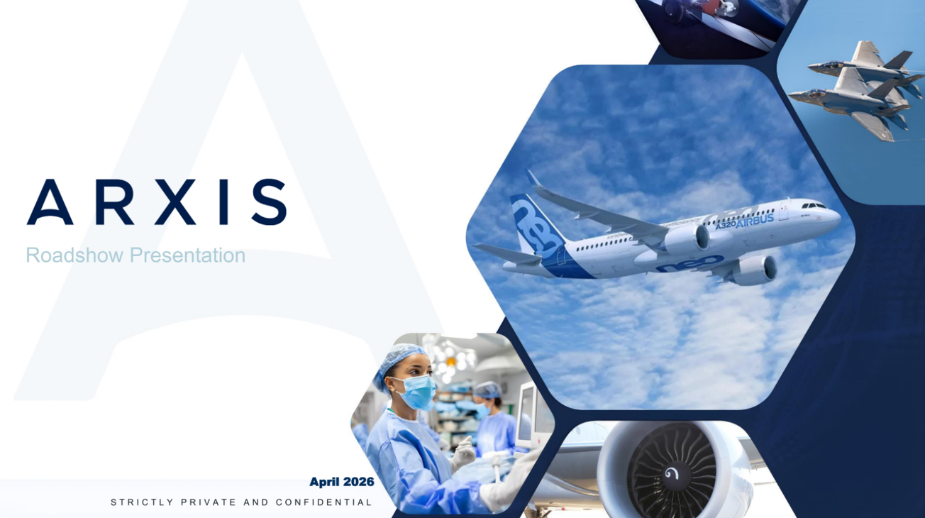 Arxis (ARXS) IPO deck