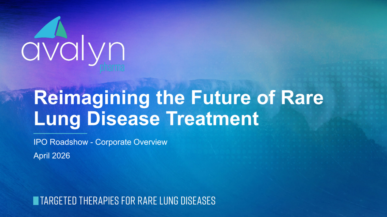 Avalyn Pharma (AVLN) IPO deck