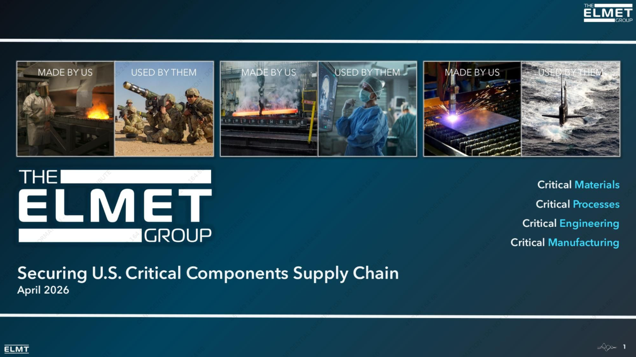 The Elmet Group (ELMT) IPO deck