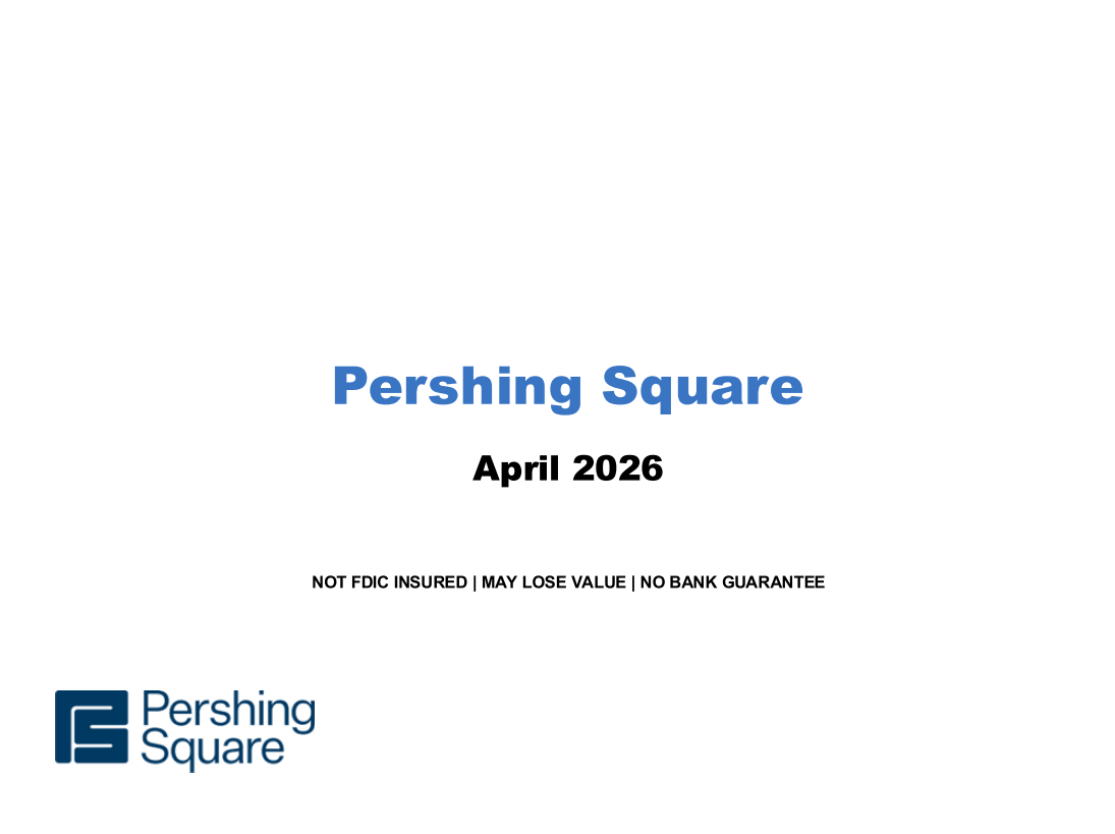 Pershing Square (PS) IPO deck
