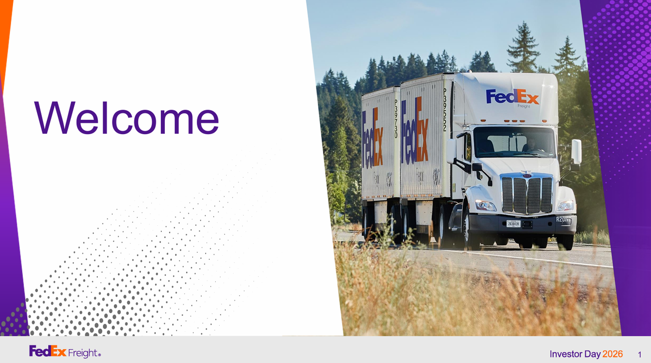 FedEx Freight (Spinoff) IPO deck
