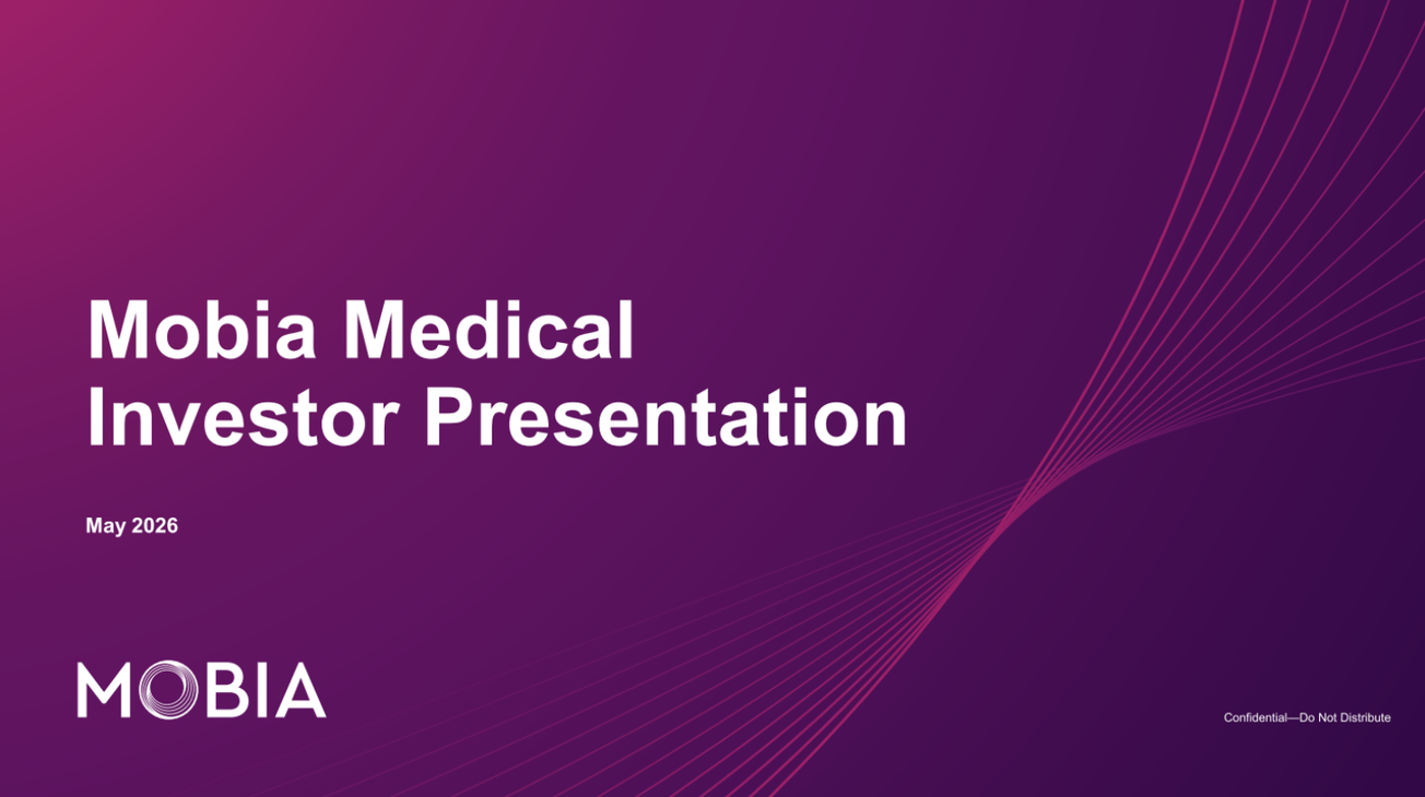 Mobia Medical (MOBI) IPO deck