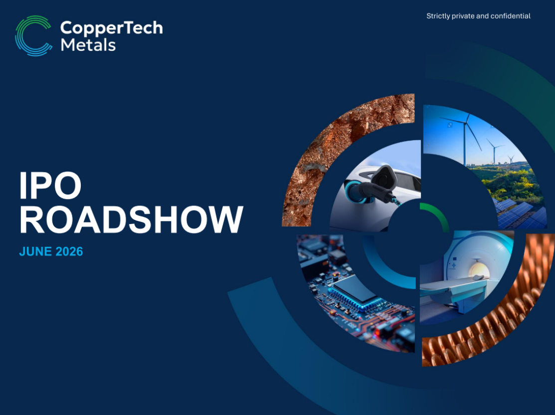 CopperTech Metals (CUX) IPO deck