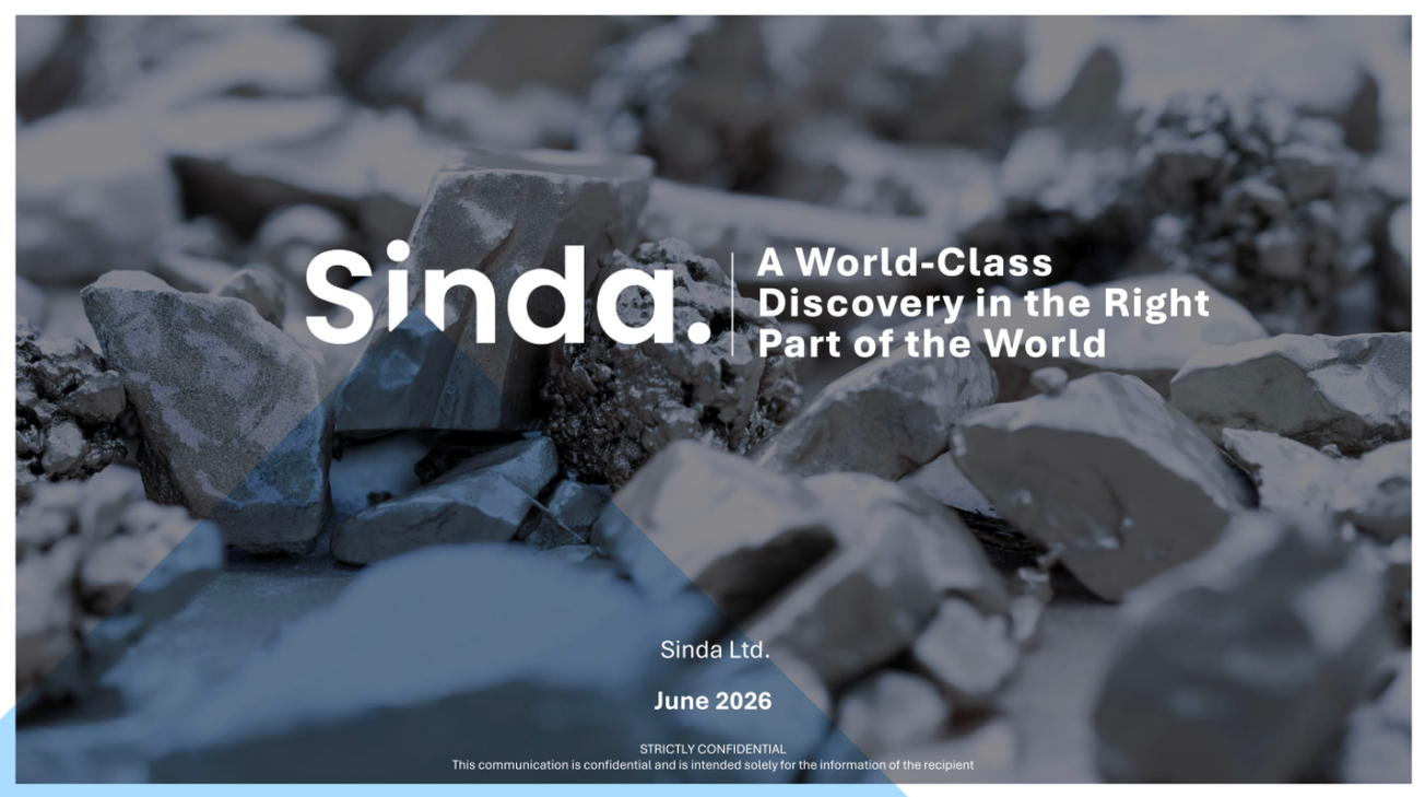 Sinda (SIND) IPO deck