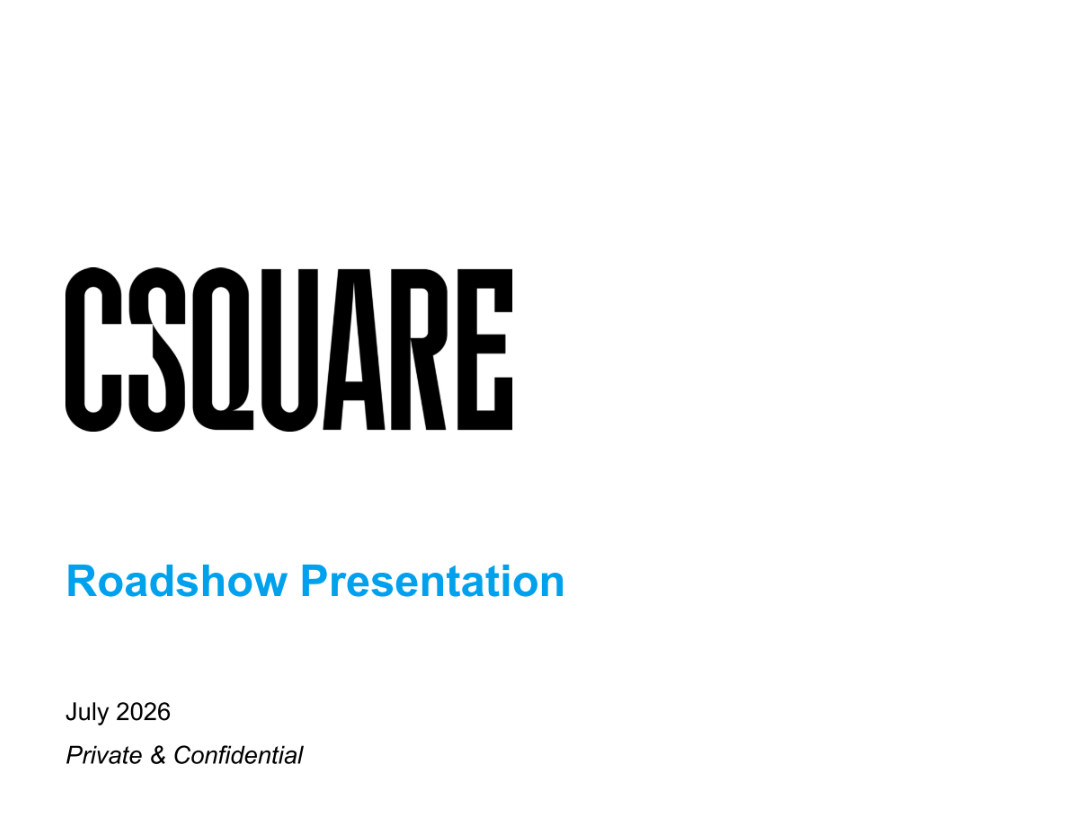 Csquare (CSQR) IPO deck