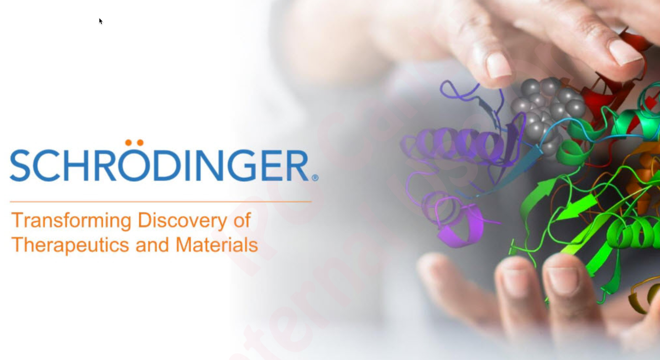 Schrodinger's platform for accelerated drug development and materials discovery