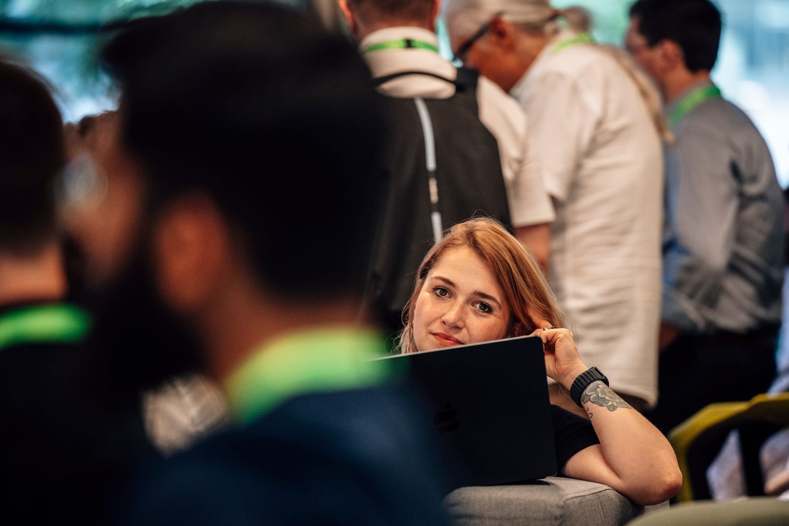 Alexandra Mont, founder of ENDOless, attending Campus Founders Demo Day in Germany