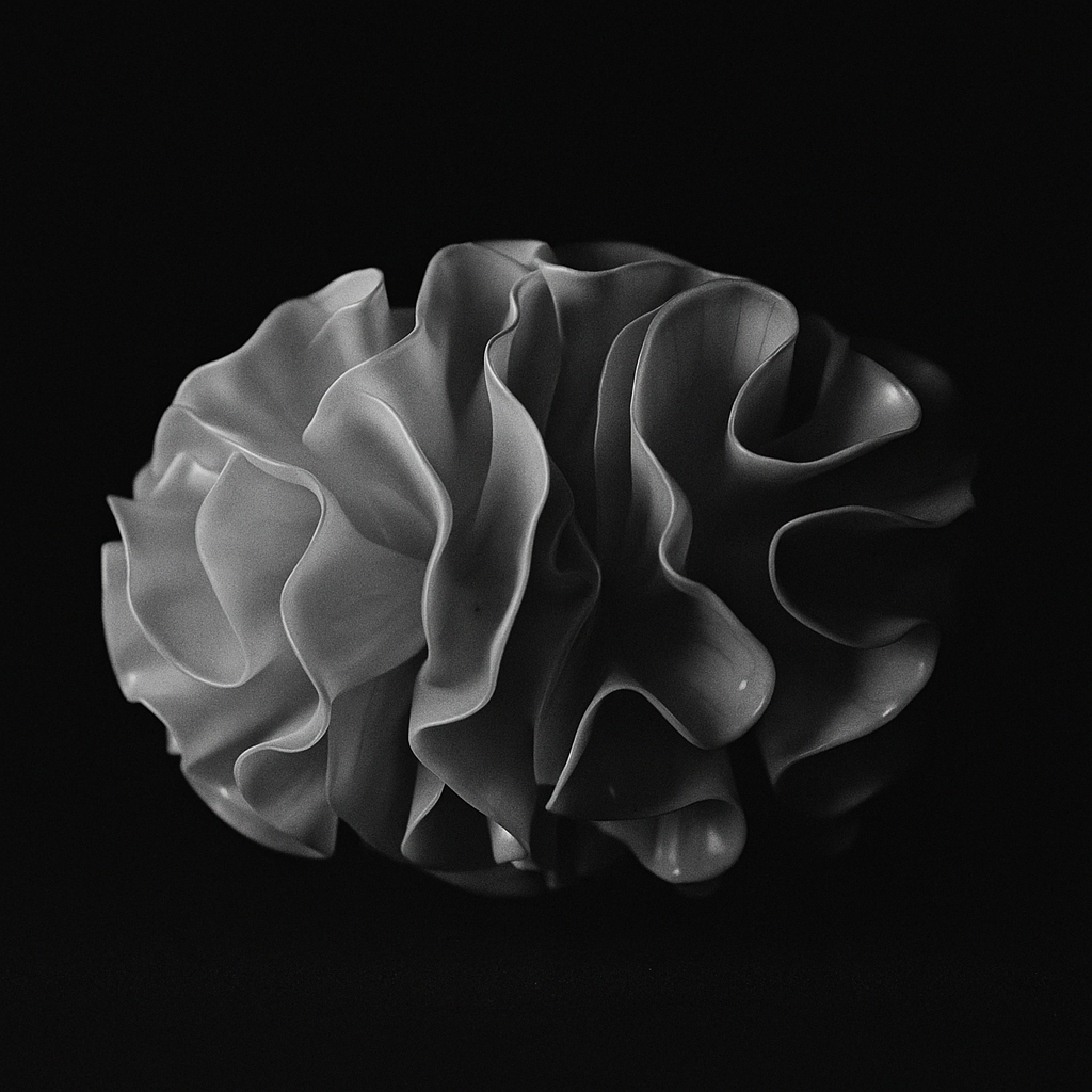 A close up of a flower on a black background