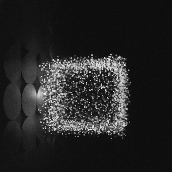 colored dots in the shape of a cube