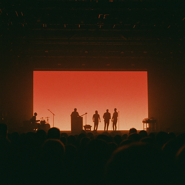 people performing on stage