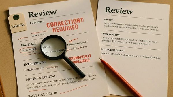The Error Beneath the Verdict: How Review Publishing Fails Its Own Standards